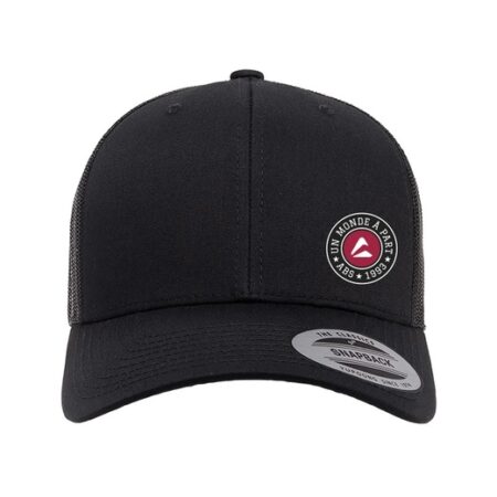 Casquette ABS unisexe noire_ logo droite